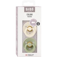BIBS Pacifier Latex - Ivory/Sage Size 3